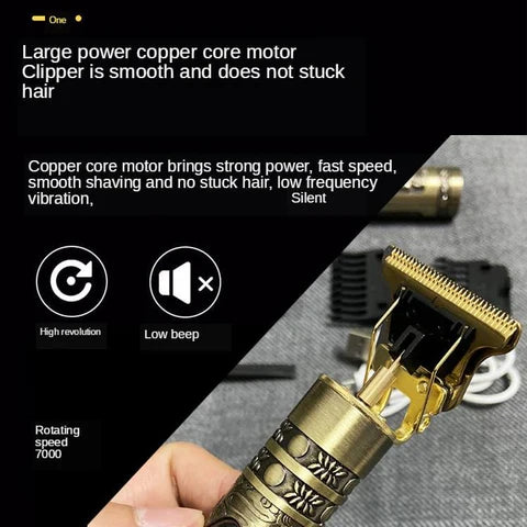 Multifunctional Trimmer Set 6 in 1 Electric Hair Trimmer for Men - 75% OFF