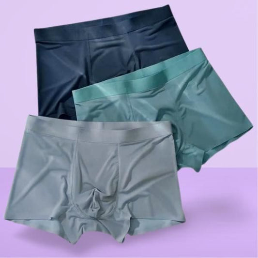 50% OFF: Men's Ice Silk Briefs Boxers (Pack of 3)